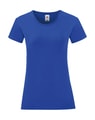 Dames T-shirt Iconic Fruit of the Loom 61-432-0 Royal Blue